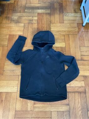 Nike Tech Fleece Full Zip Hoodie Kids XL Black Jacket